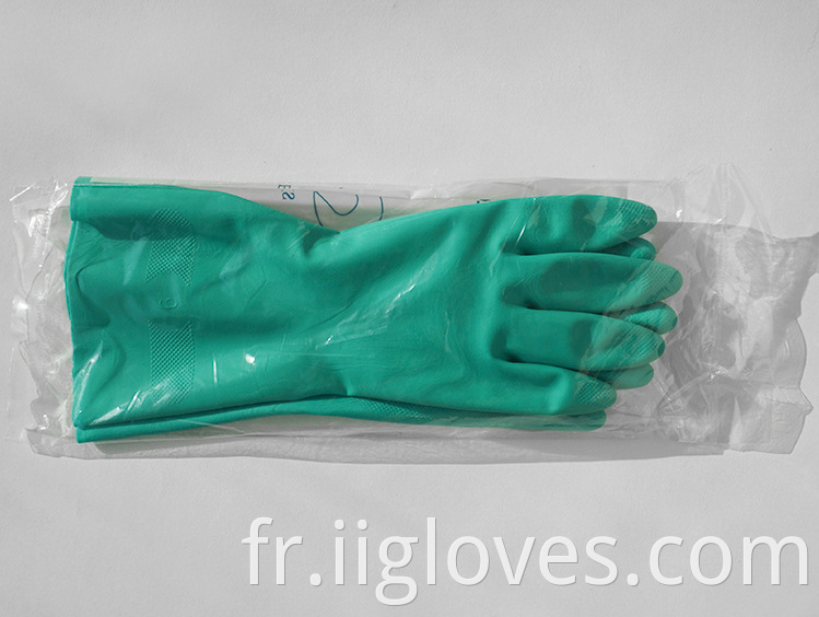 Gants en nitrile résistant aux produits chimiques résistants à l'huile de corrosion gants de travail industriel résistant aux travaux de travail des travaux ménagers